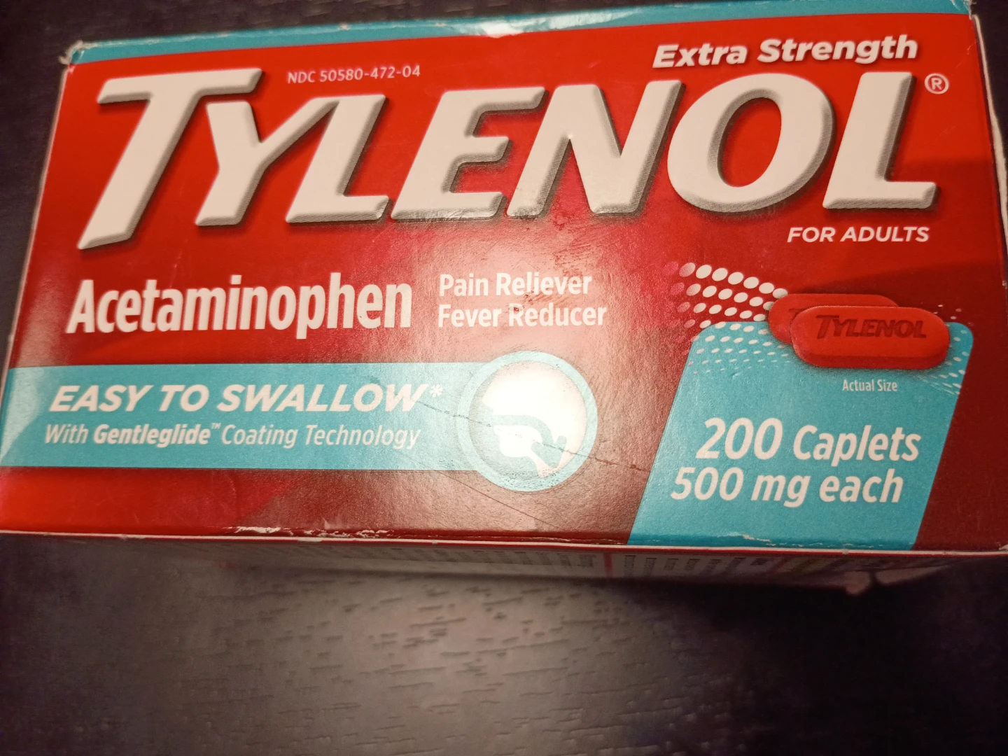 Tylenol Extra Strength Acetaminophen Pain Reliever - 200 Caplets