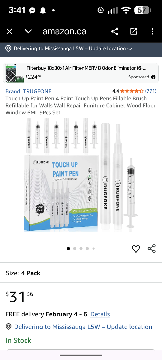TRUGONE Touch Up Paint Pens - 9 Piece Kit