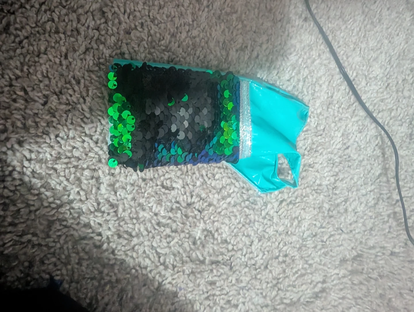 Turquoise Sequined Item - photo 3