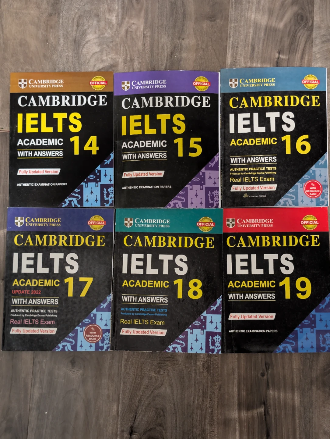 Cambridge IELTS Academic Books 14-19