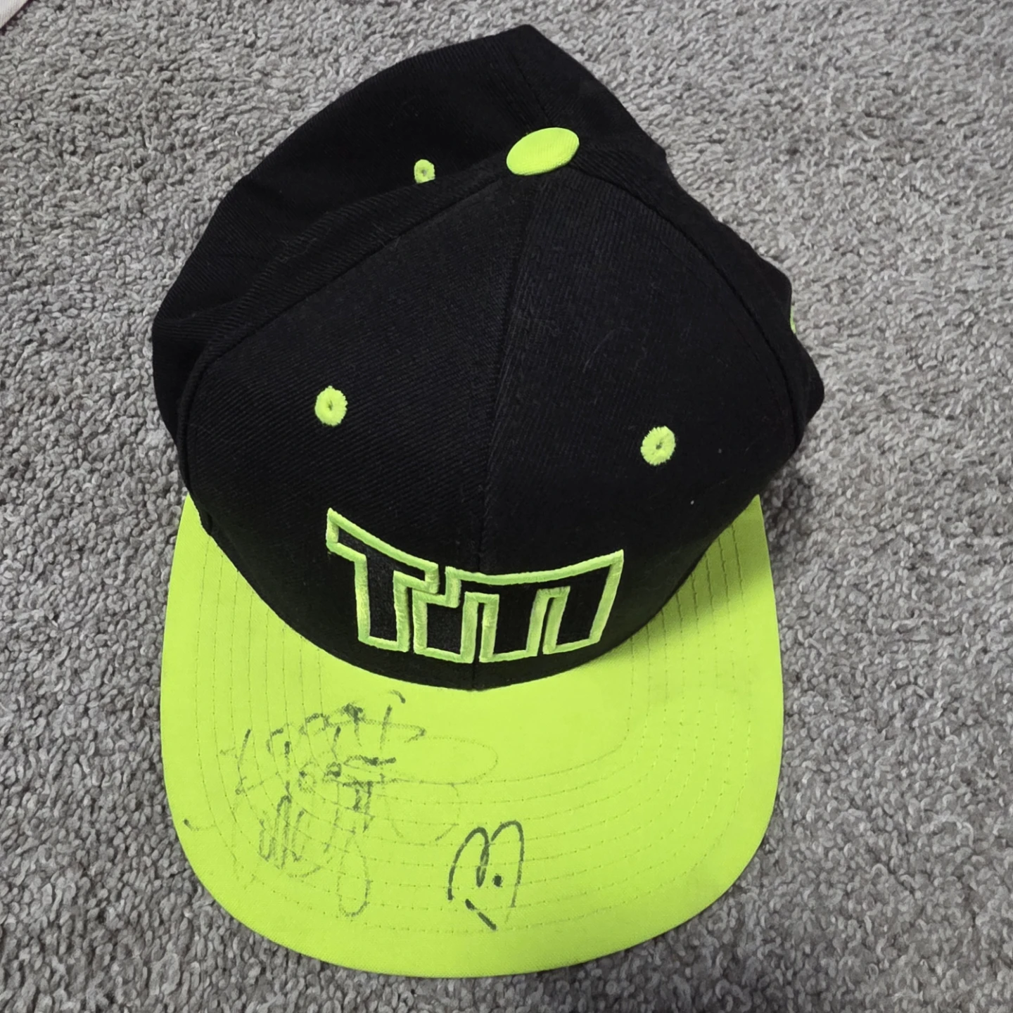 TTT Black & Neon Yellow Hat