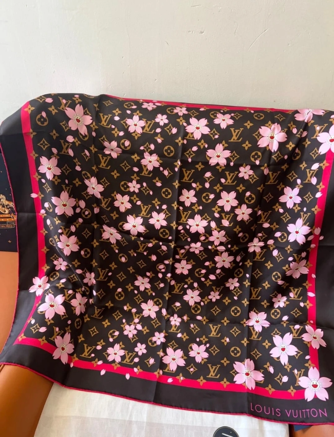 Blossom Silk Scarf 90x90cm