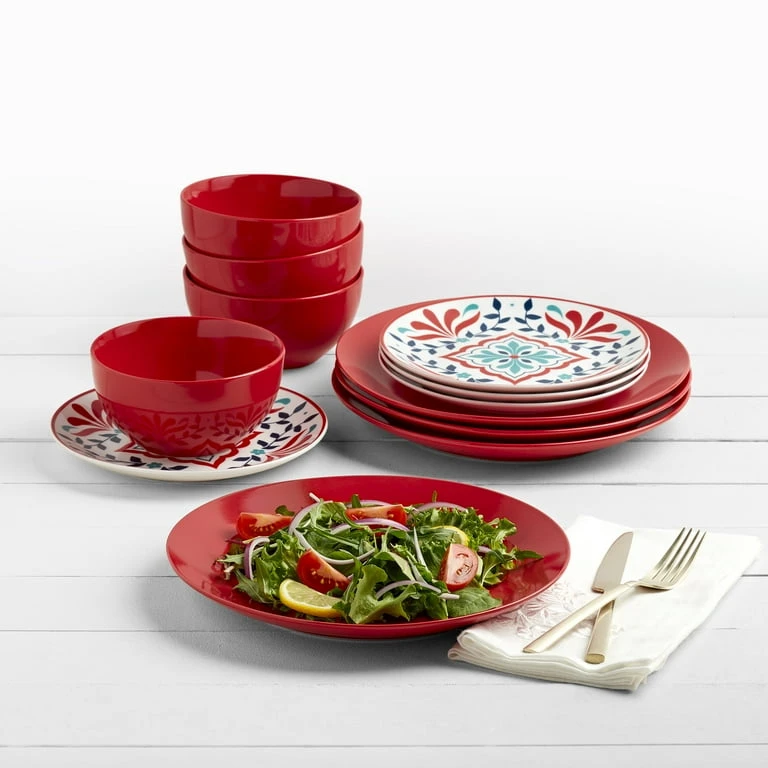 BNIB Tabletops Gallery Camila 12-Piece Dinnerware Set - photo 4
