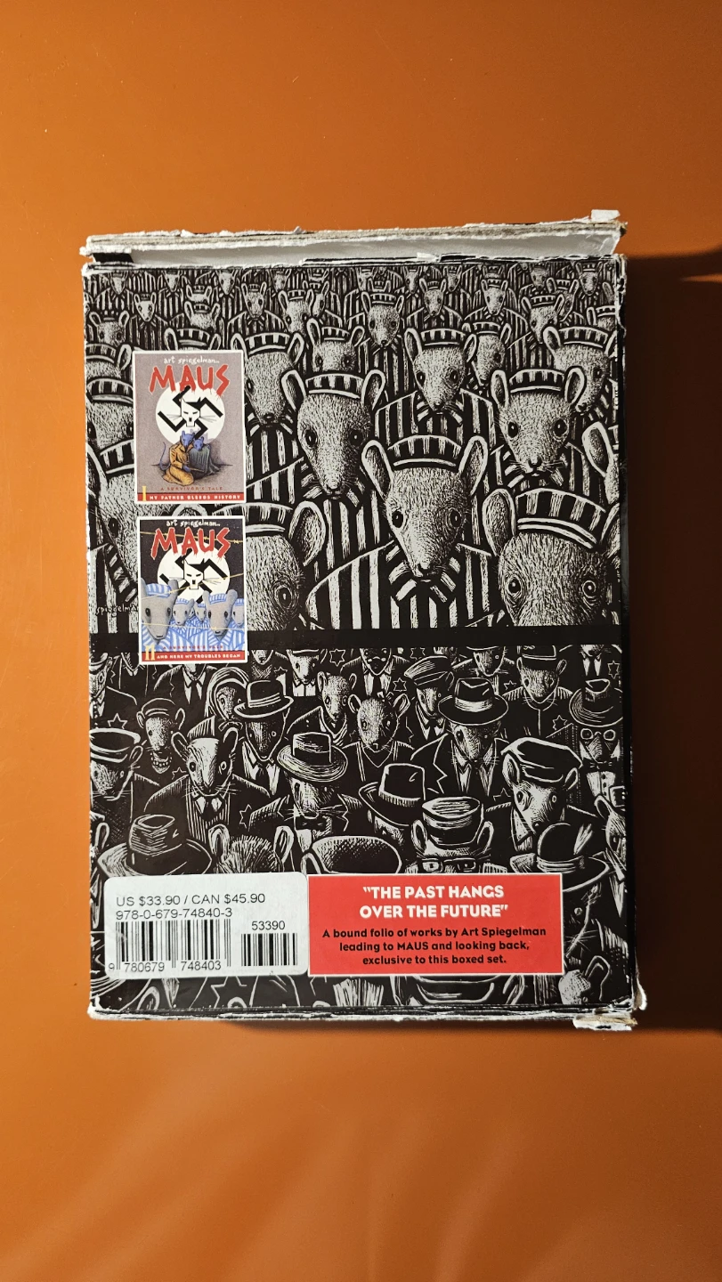 Maus Complete Graphic Novel Box Set by Art Spiegelman - photo 2