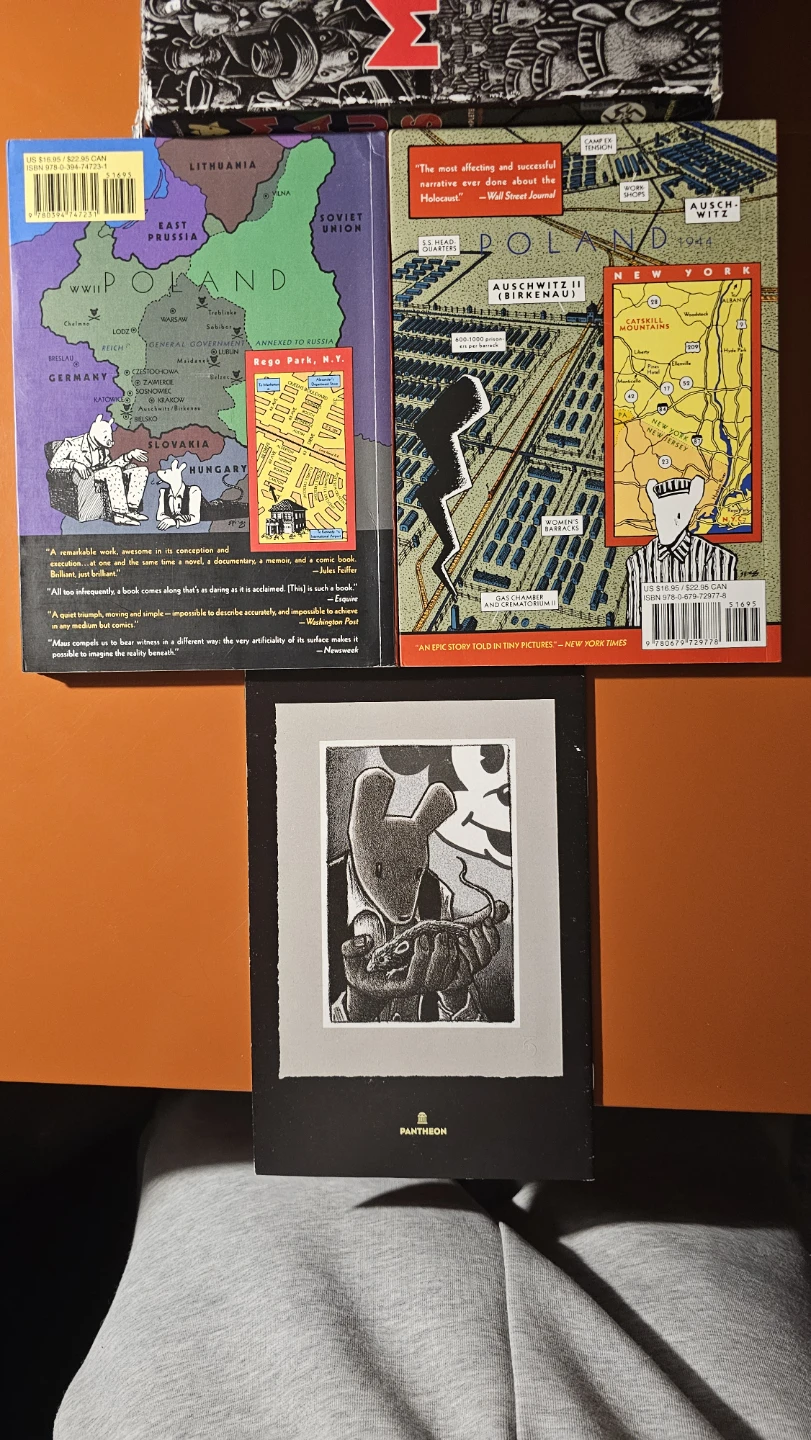 Maus Complete Graphic Novel Box Set by Art Spiegelman - photo 4