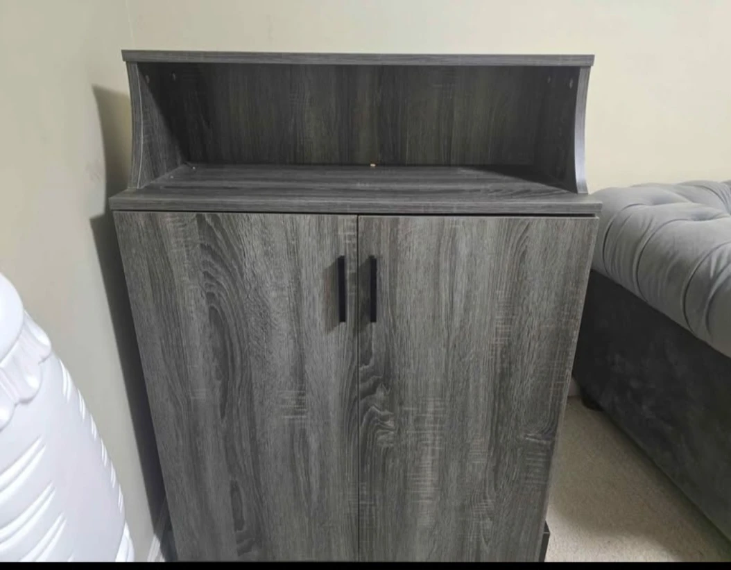 Grey Woodgrain Cabinet - photo 2