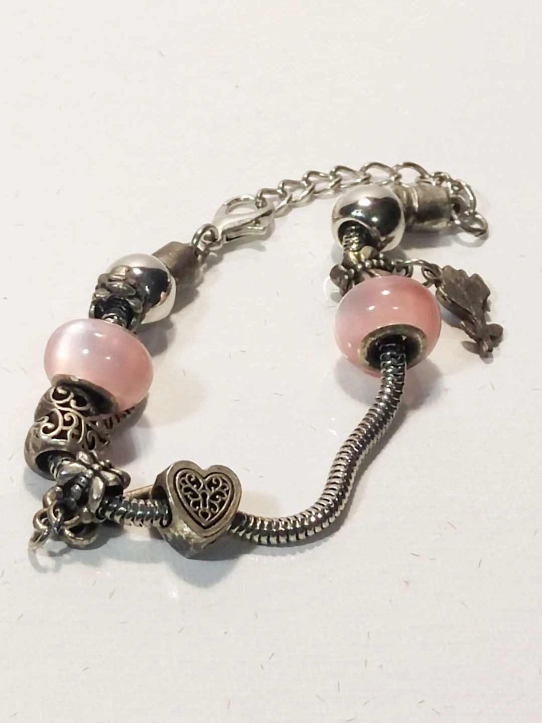 Pink Charm Bracelet