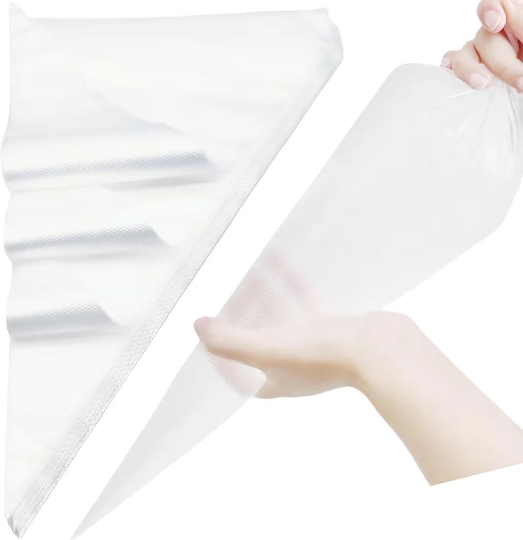 HOMYTOP 18 Inch Large Piping Bags (Pack of 200)