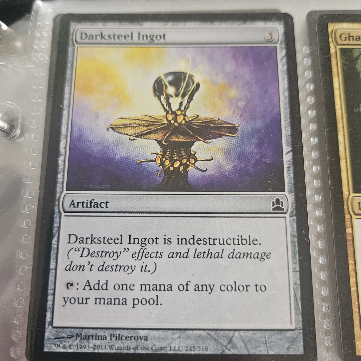 Darksteel Ingot Magic The Gathering Card