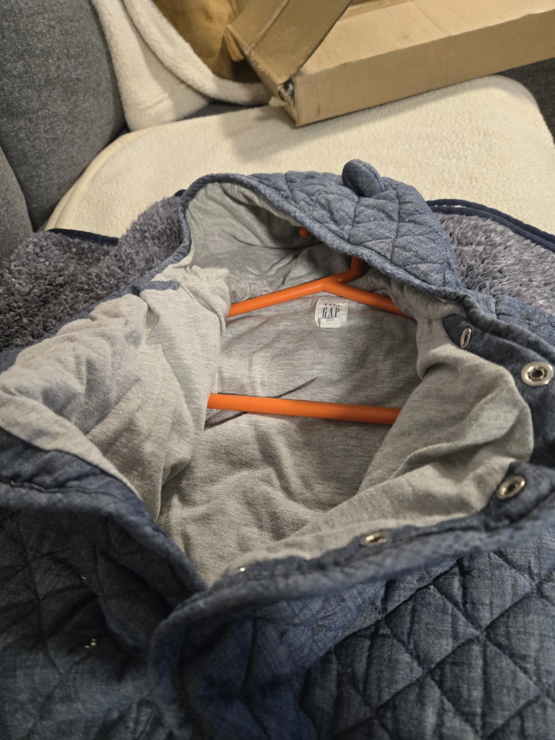 Baby Gap Quilted Denim Pram Suit - photo 3