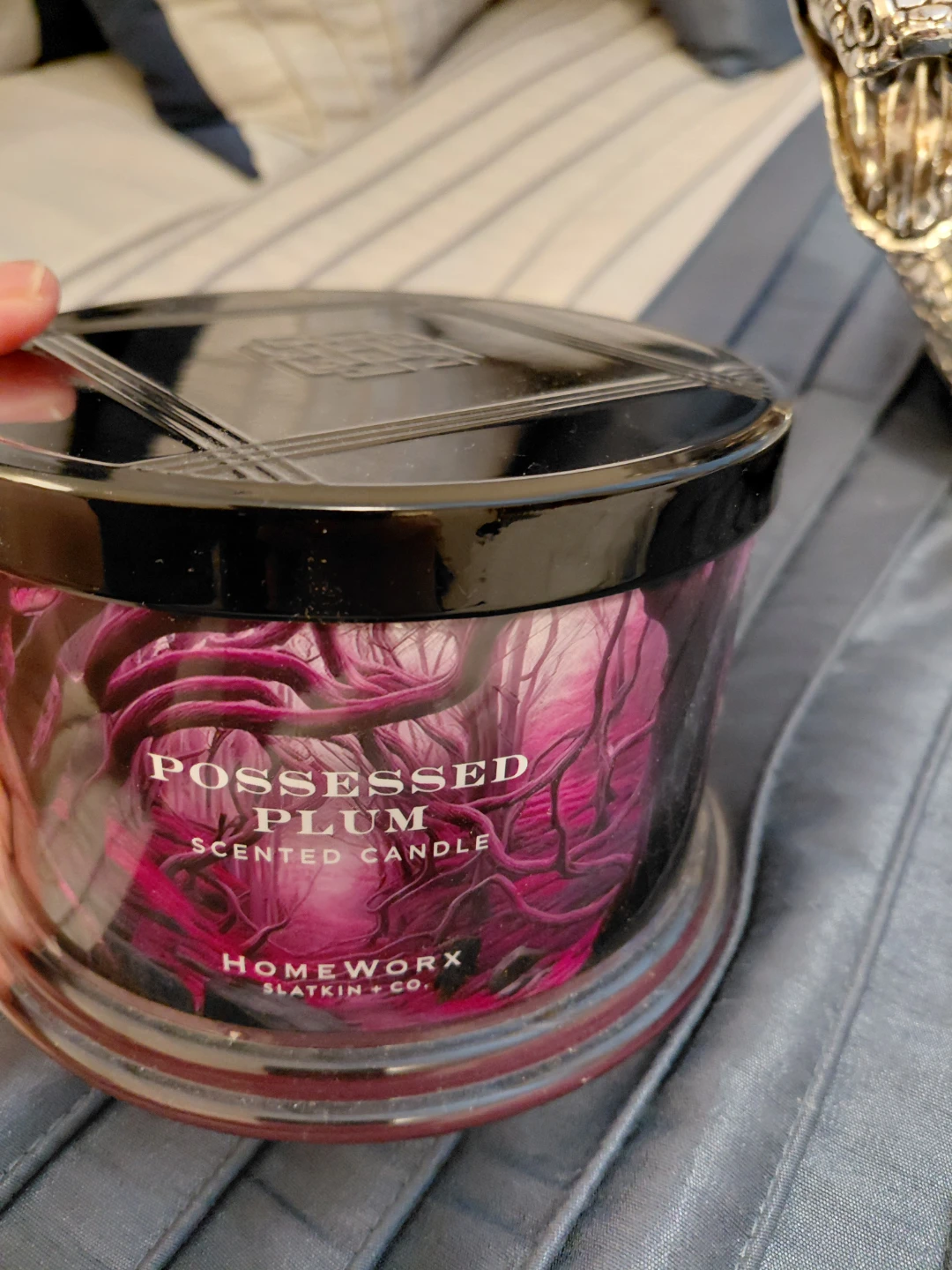 Homeworx Possessed Plum Scented Candle - photo 3