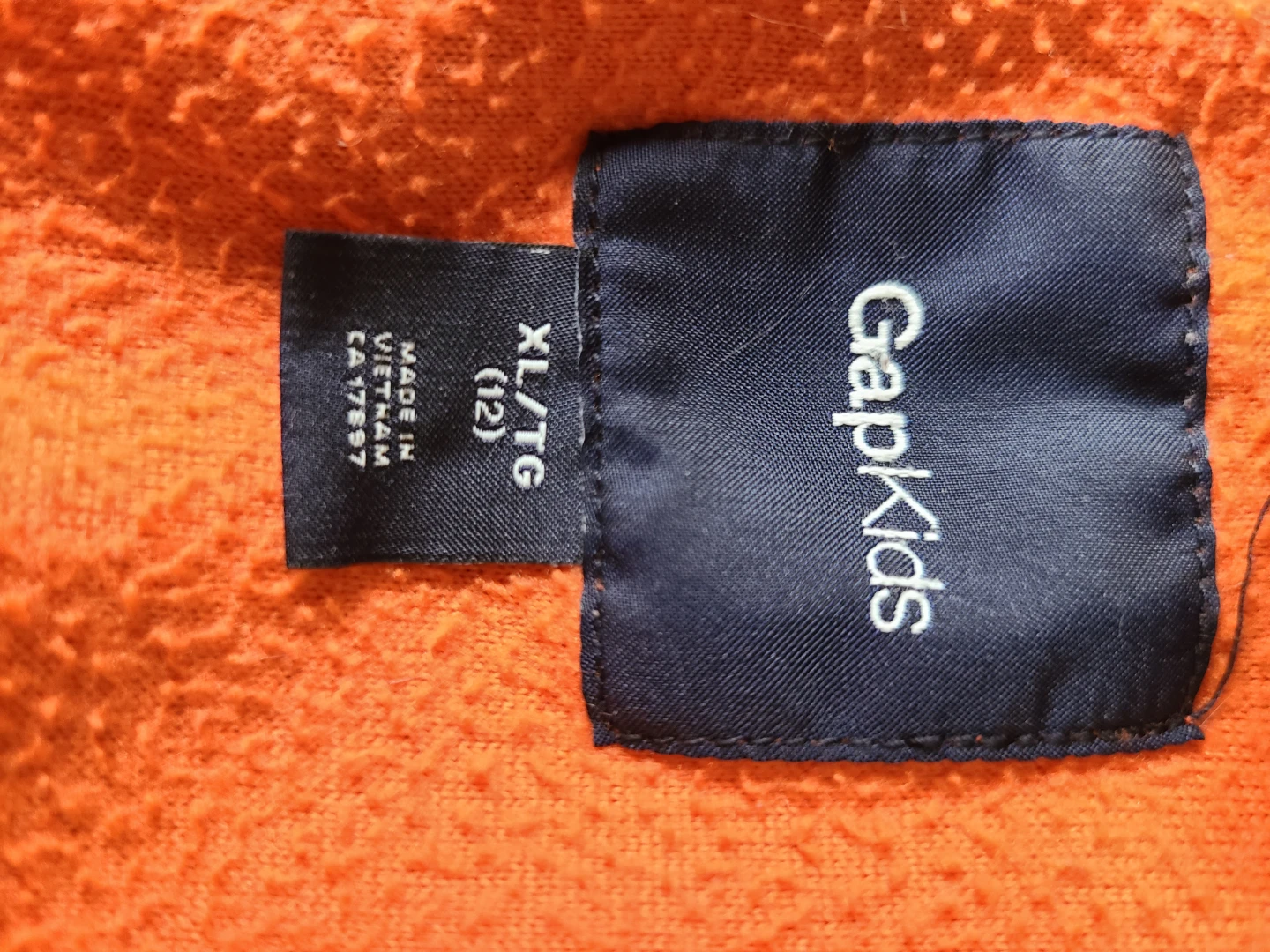 Gap Kids Orange Fleece Vest - Size XL - photo 3