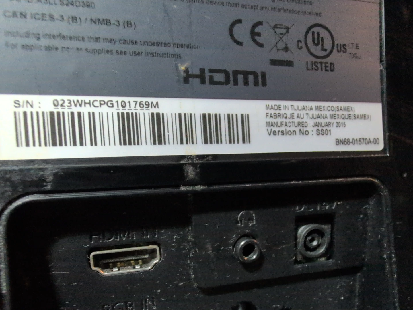 Samsung SyncMaster S27B370 Monitor - photo 3