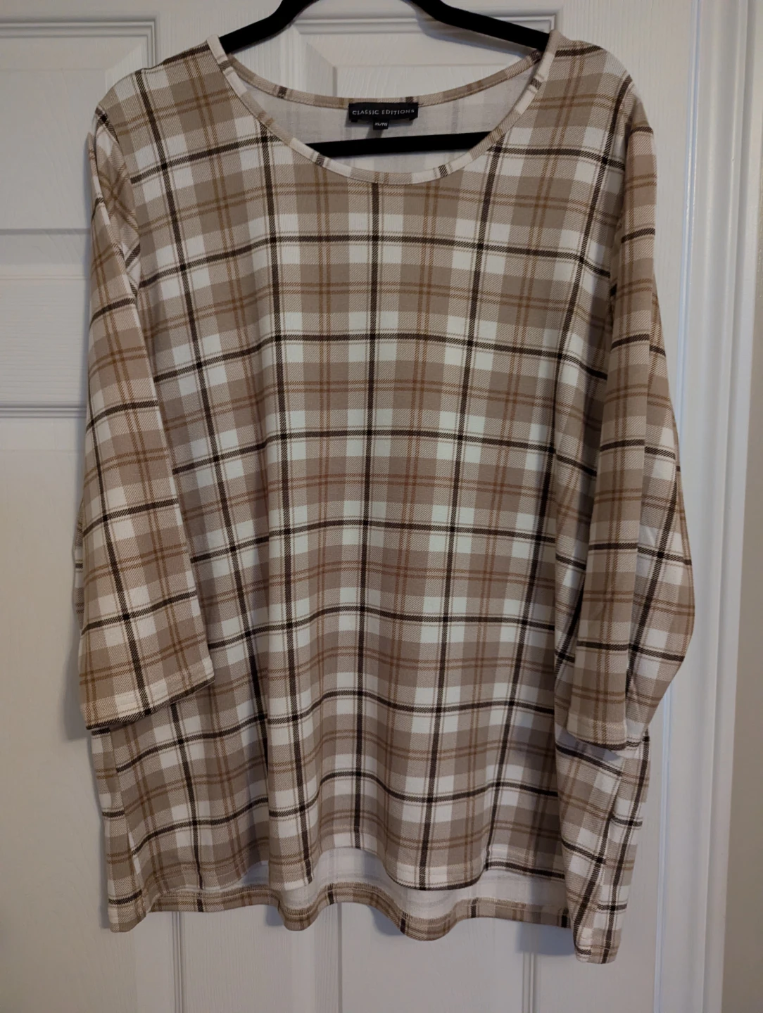 Classic Editions Plaid Long Sleeve Shirt