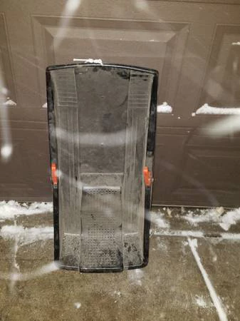 Black Sled with Handles