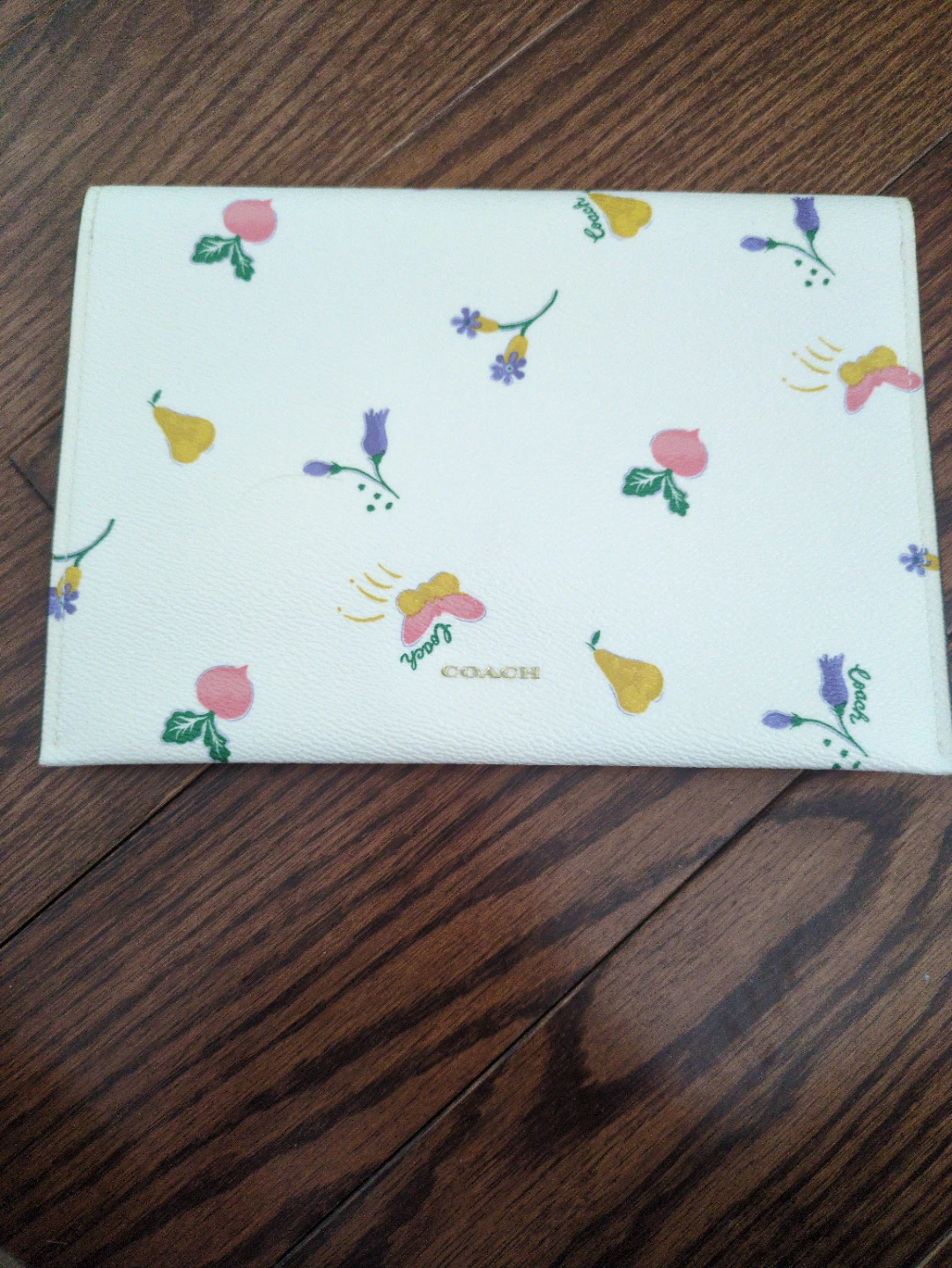 Coach Wristlet with Fruit & Butterfly Print - photo 2