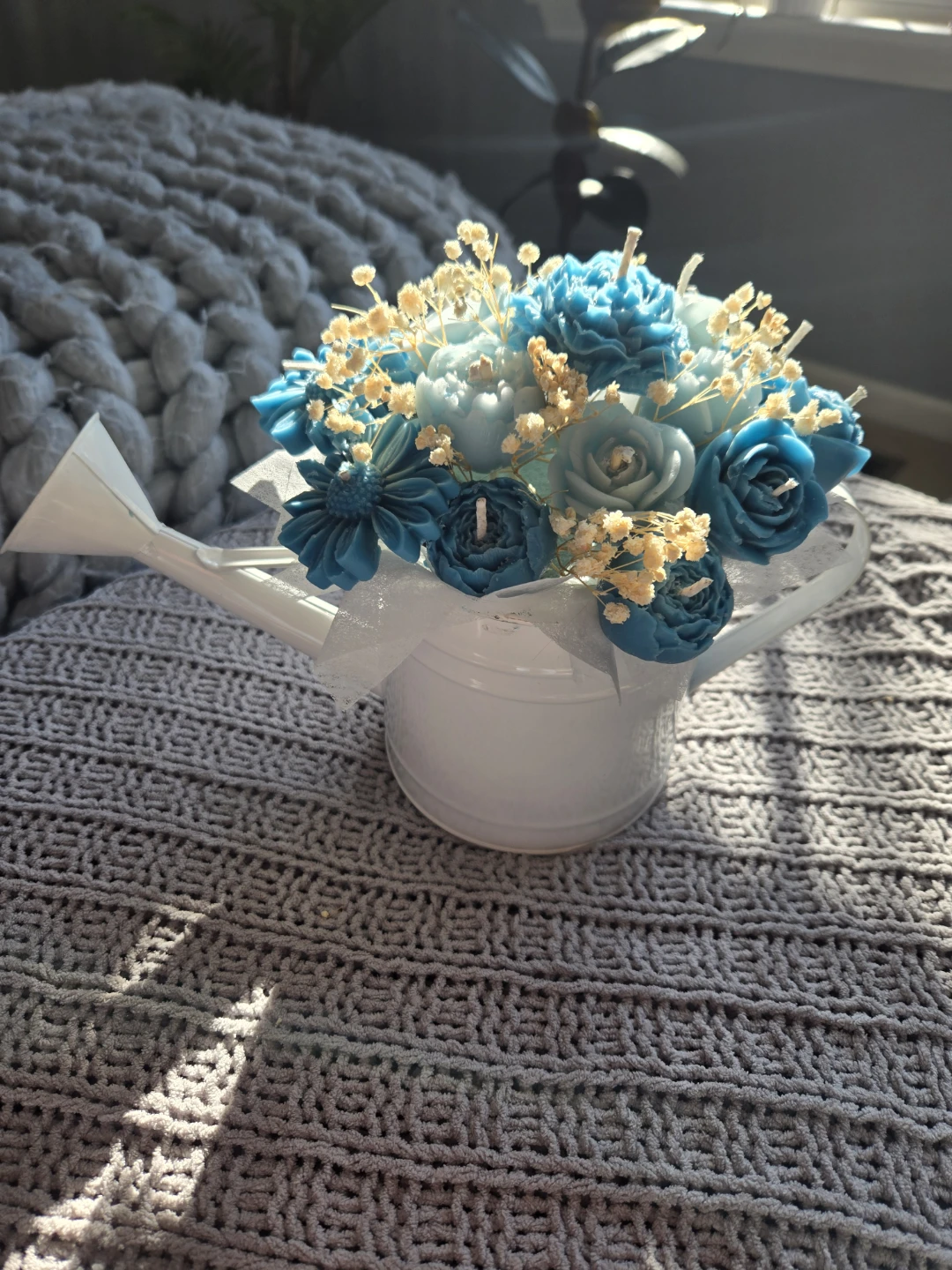 Candle flower bouquet