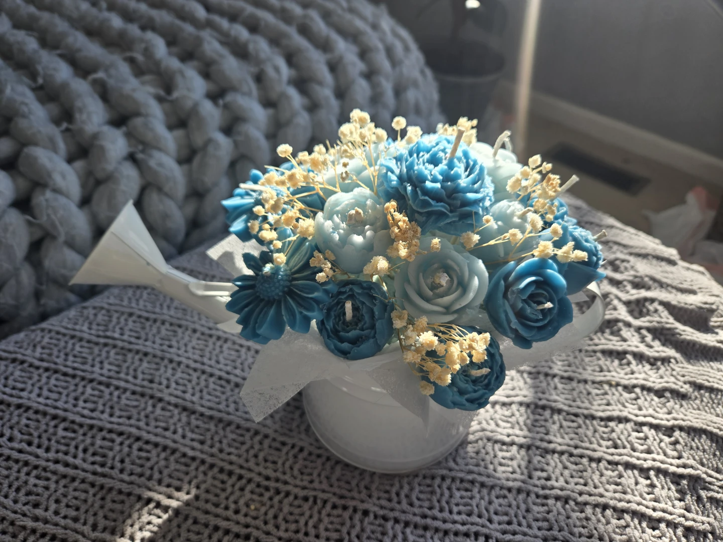 Candle flower bouquet - photo 2