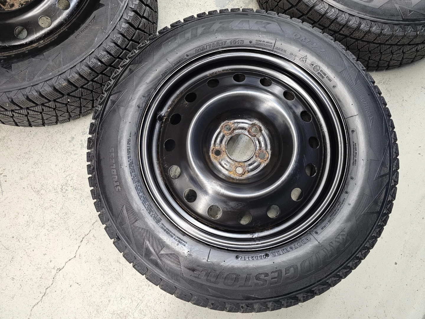 MAZDA CX-5 WINTER TIRES ON STEEL RIMS 215/70 R17 - photo 4