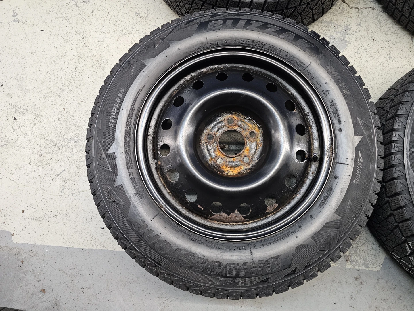 MAZDA CX-5 WINTER TIRES ON STEEL RIMS 215/70 R17 - photo 5