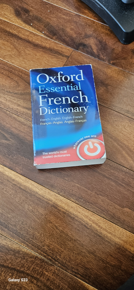 Oxford French dictionary French English, english, French