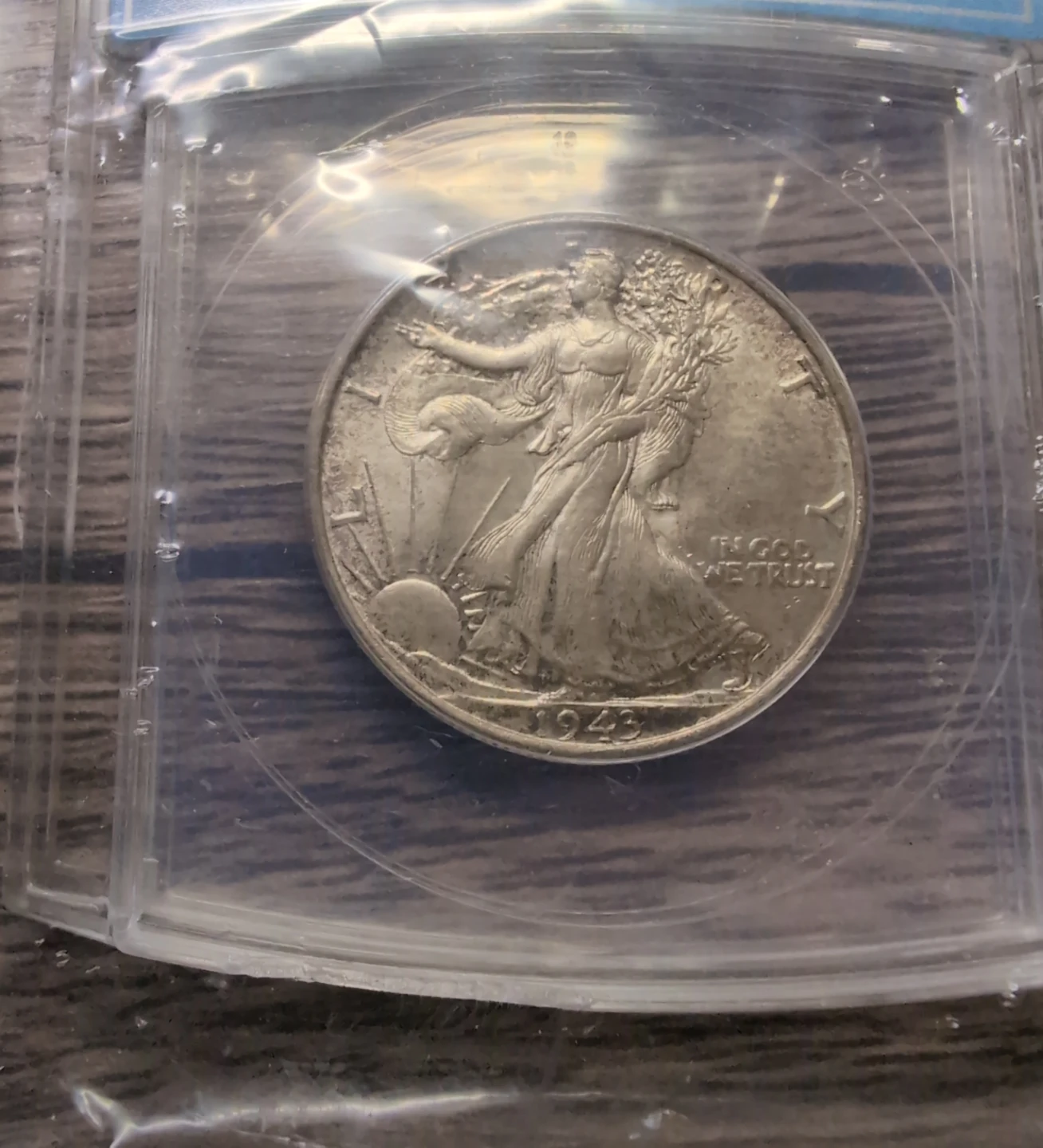1943 Walking Liberty Half Dollar MS 64