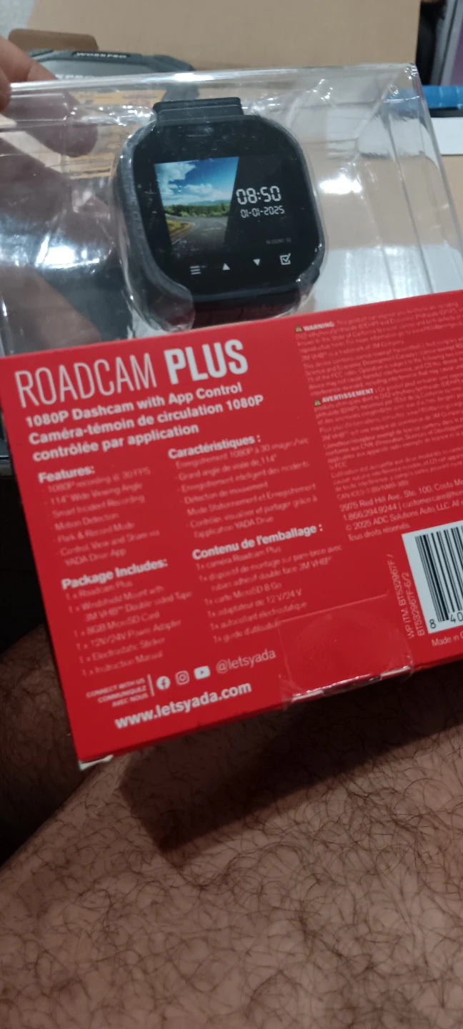 Yada Roadcam Plus 1080P Dashcam - New in Box