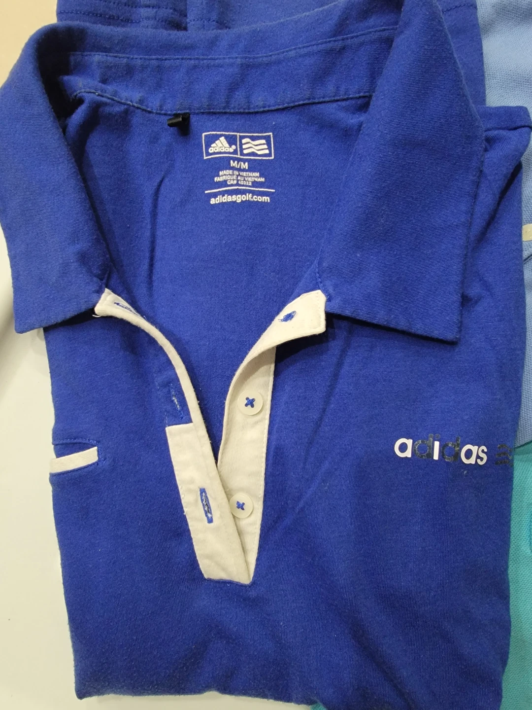 Bundle of 3 Men's Polo Shirts: IZOD, Tommy Hilfiger, Adidas Golf - photo 2