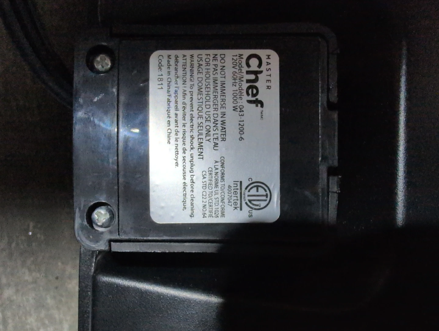 Master Chef Portable Electric Coil Burner - photo 3