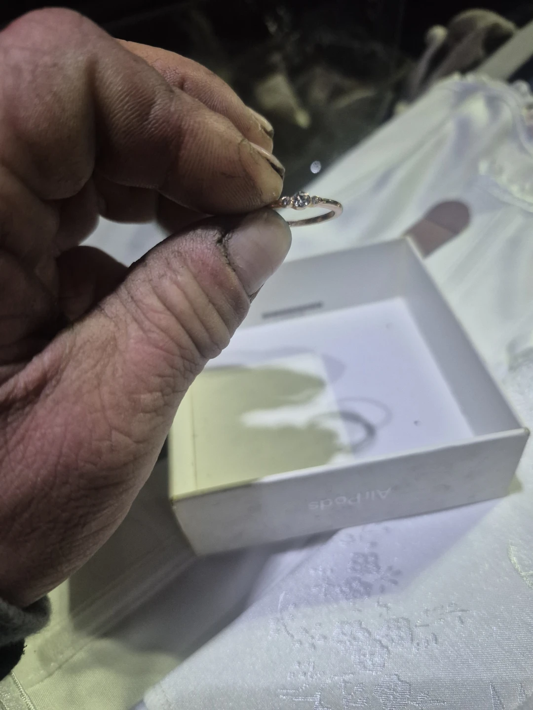 Ring with box