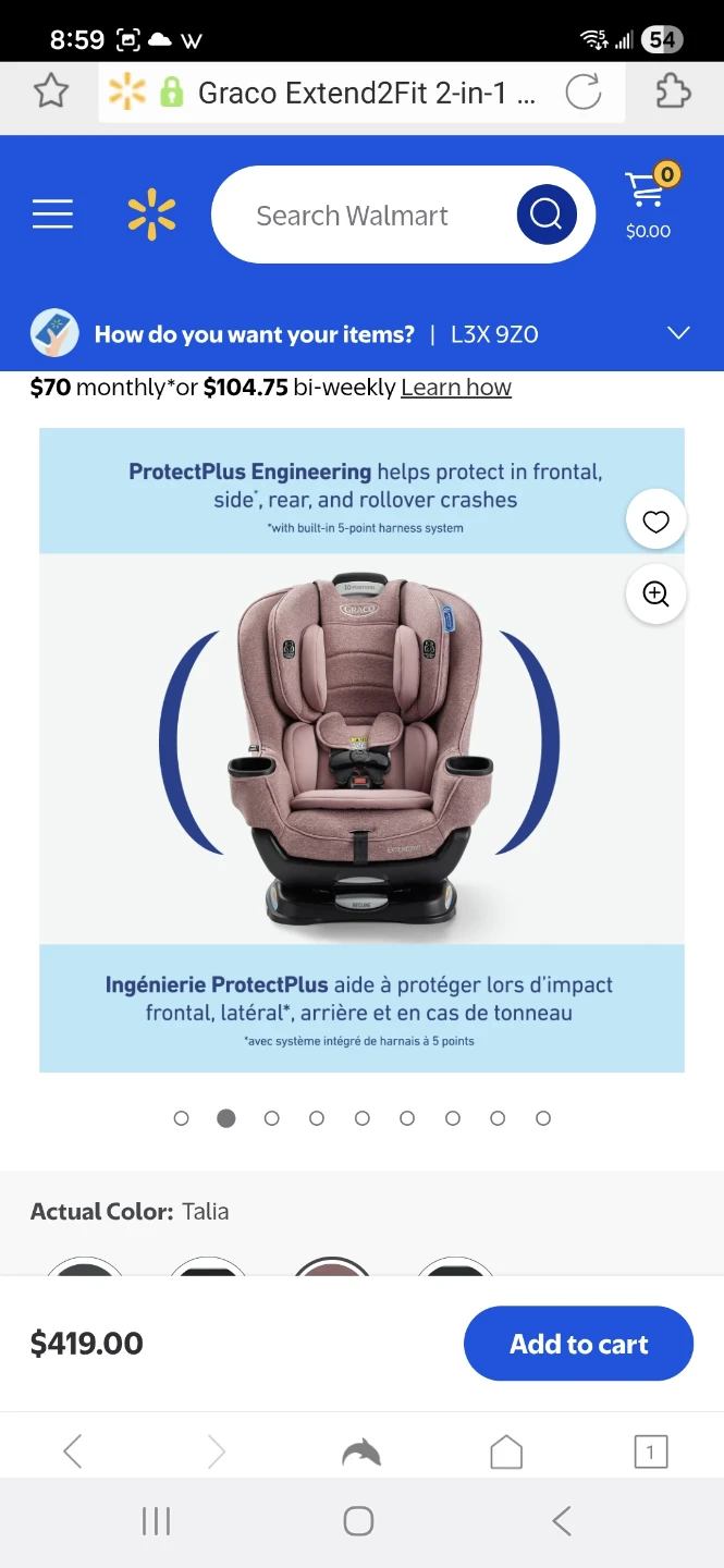 Graco Extend2Fit 2-in-1 Car Seat - Talia - photo 2