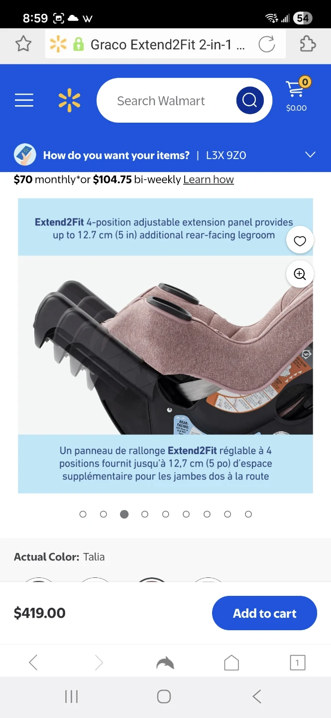 Graco Extend2Fit 2-in-1 Car Seat - Talia - photo 4
