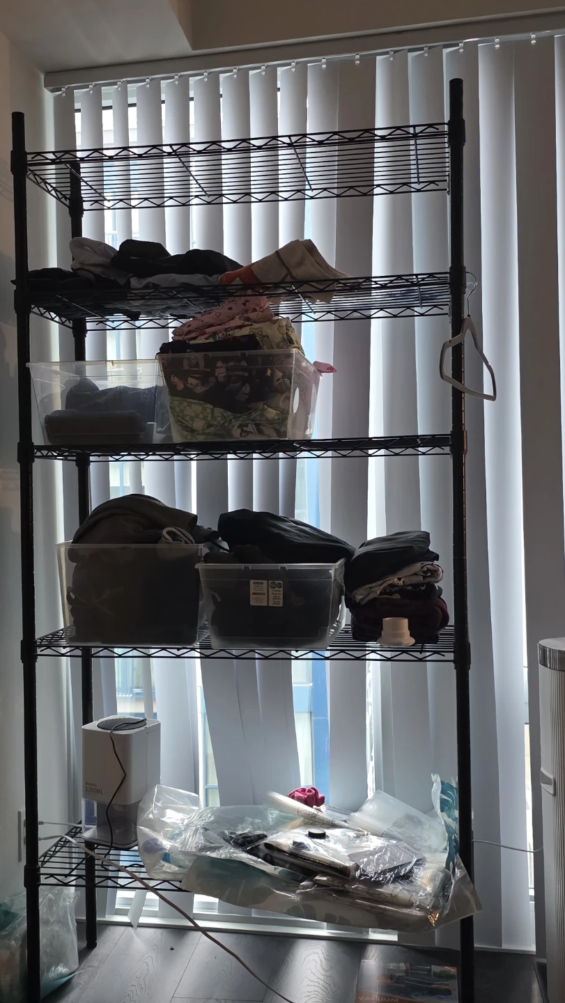 Amazon Basics 5-Shelf Adjustable Storage Shelving