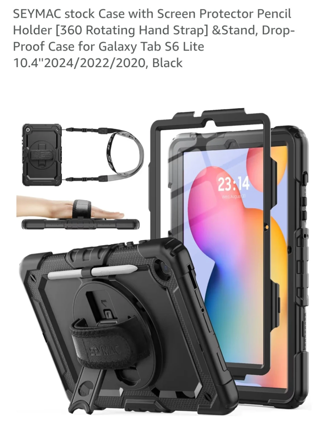 Seymac Stock Galaxy Tab S6 Lite Case - Pink - photo 2