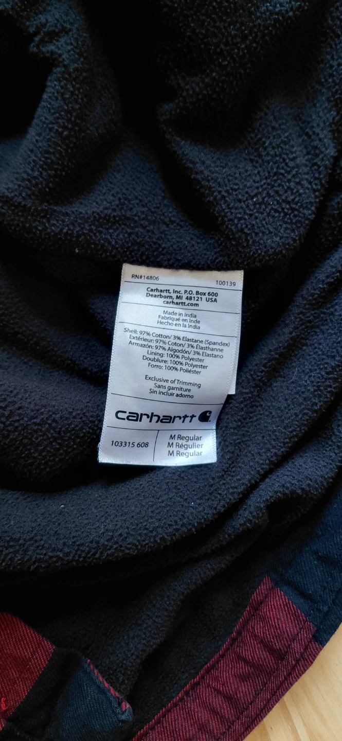 Carhartt Flannel Shirt - Size M - photo 2