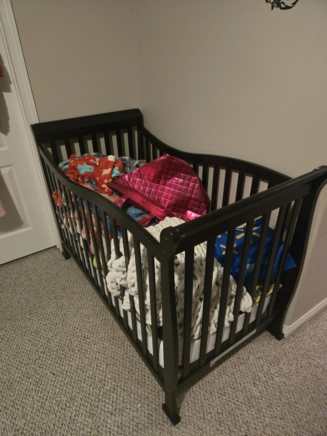 Black Baby Crib - photo 2