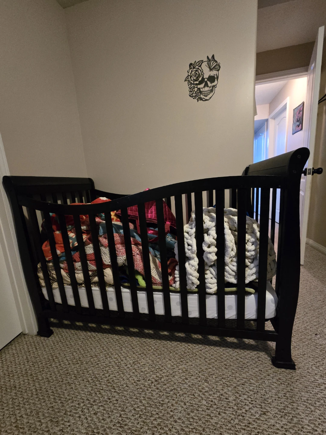 Black Baby Crib - photo 3