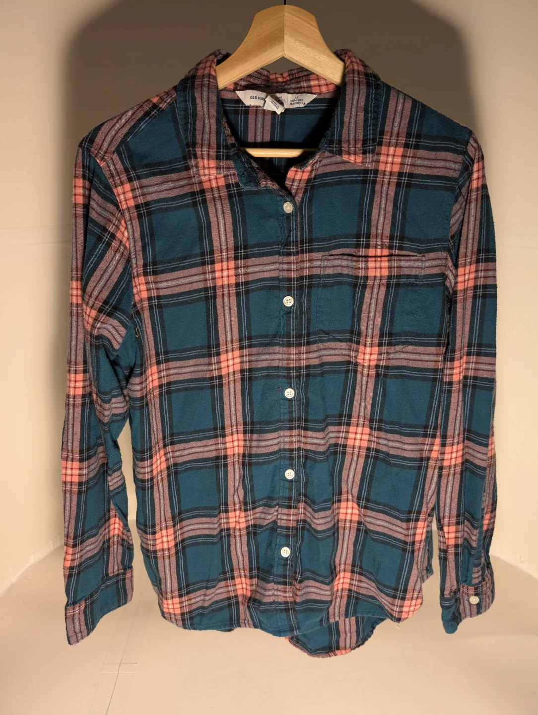 Plaid Long Sleeve Shirt | Old Navy - S: L/G - photo 2