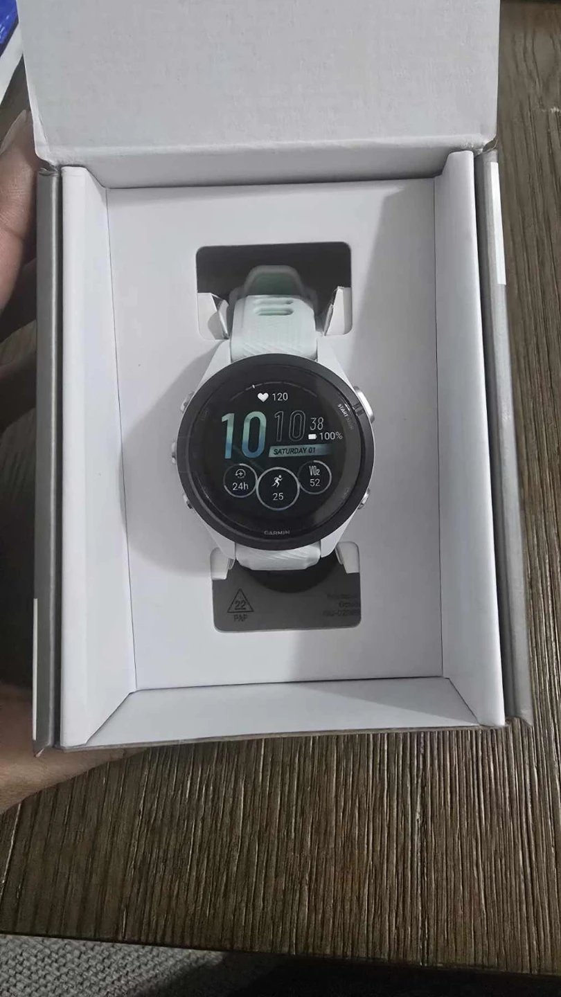 Garmin Forerunner 265S Running Smartwatch – New, Open Box