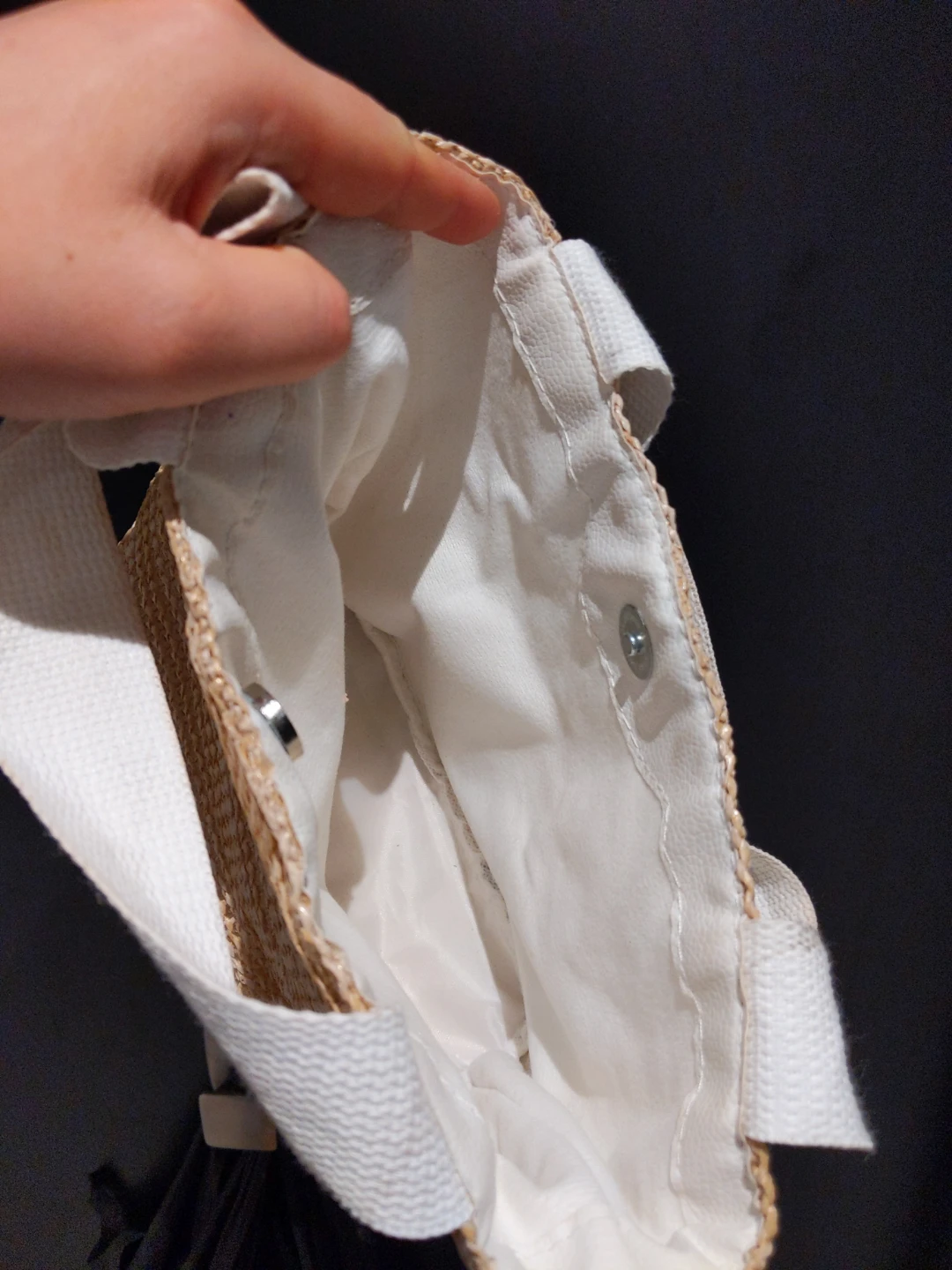 Custom Pearls Beach Bag, Custom Straw Bag, Beach Small Bag - photo 3