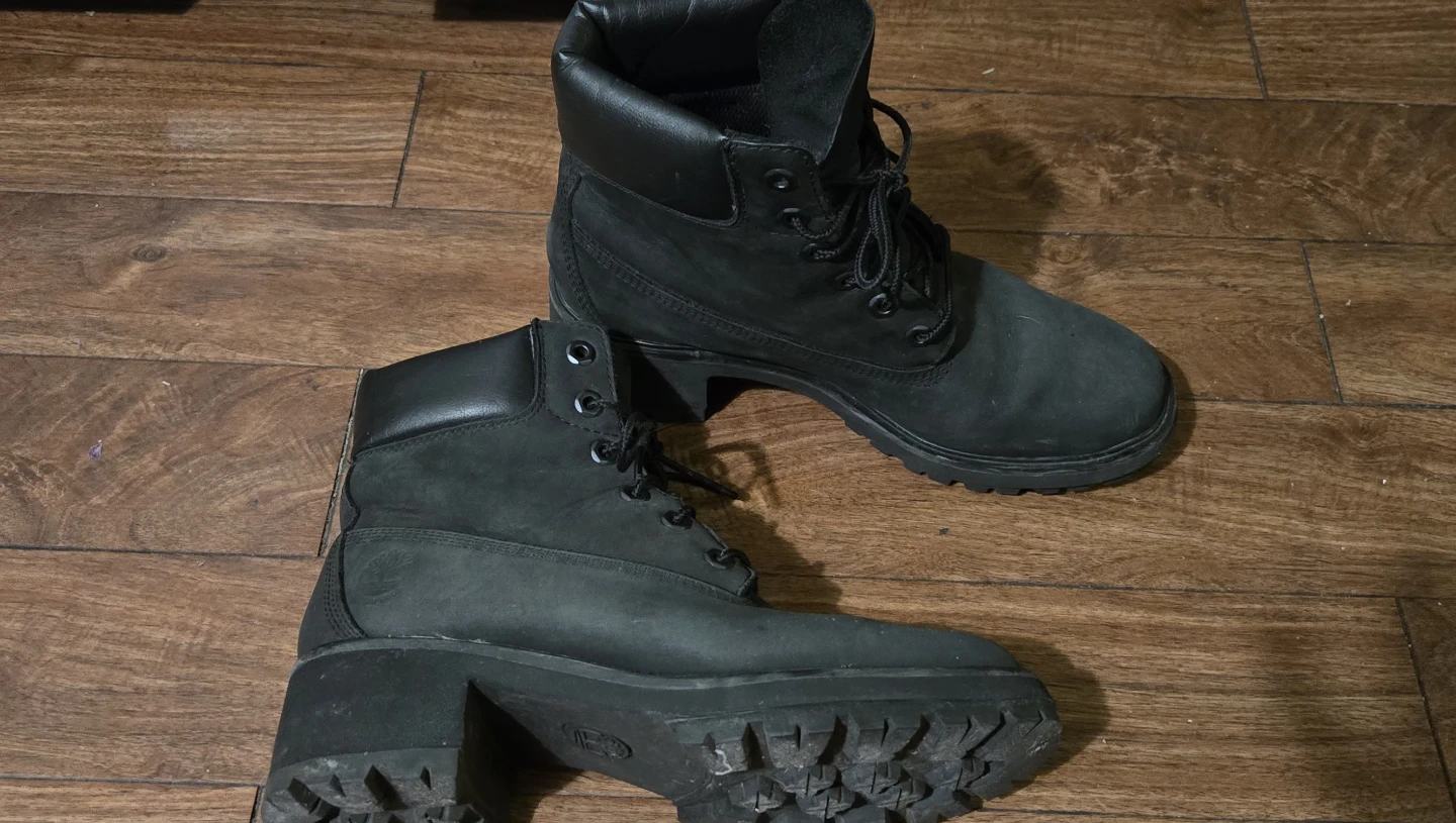 Timberland Black Kinsley Leather Boots