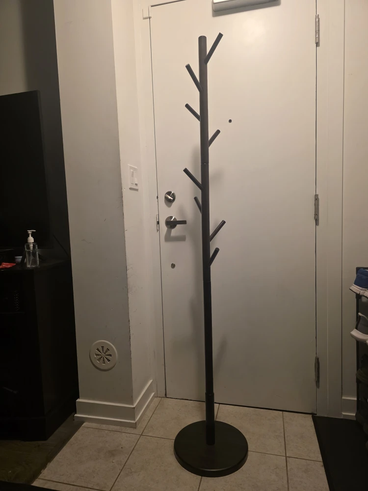 Standing Coat Rack - Brown