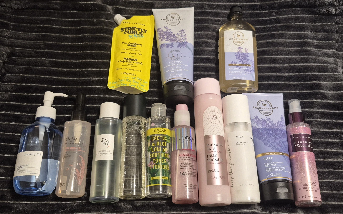Some new, some gently used.