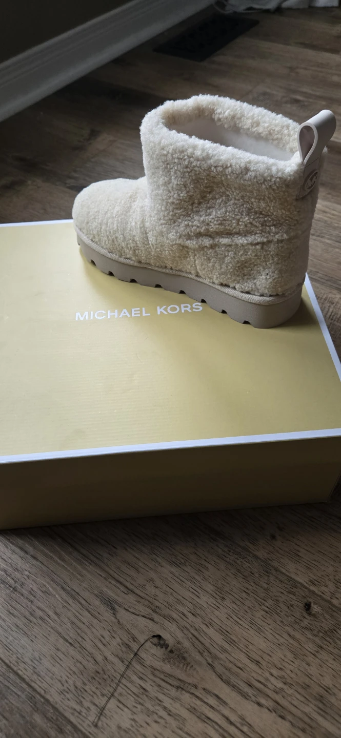 Michael Kors shearling bootie
