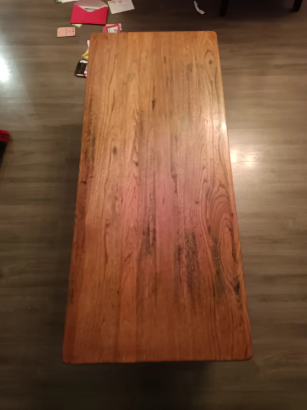 Wooden Coffee Table with Shelf - photo 3