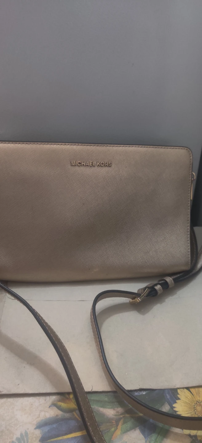 Michael Kors Crossbody gold colour bag