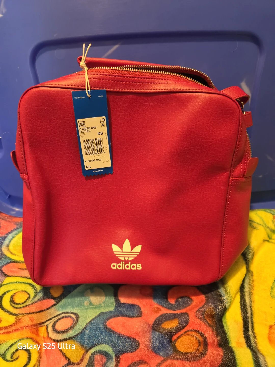 Adidas Red Trefoil Logo Crossbody Bag - photo 2
