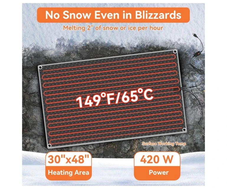 Heating Entrance Mat 30 x 48 in Brand New - photo 4