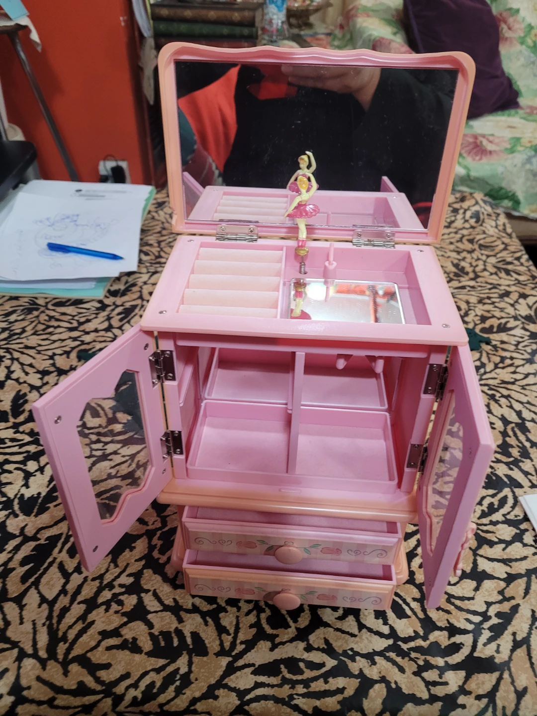 Gunther Mele Pink Ballerina Musical Jewelry Box - photo 4