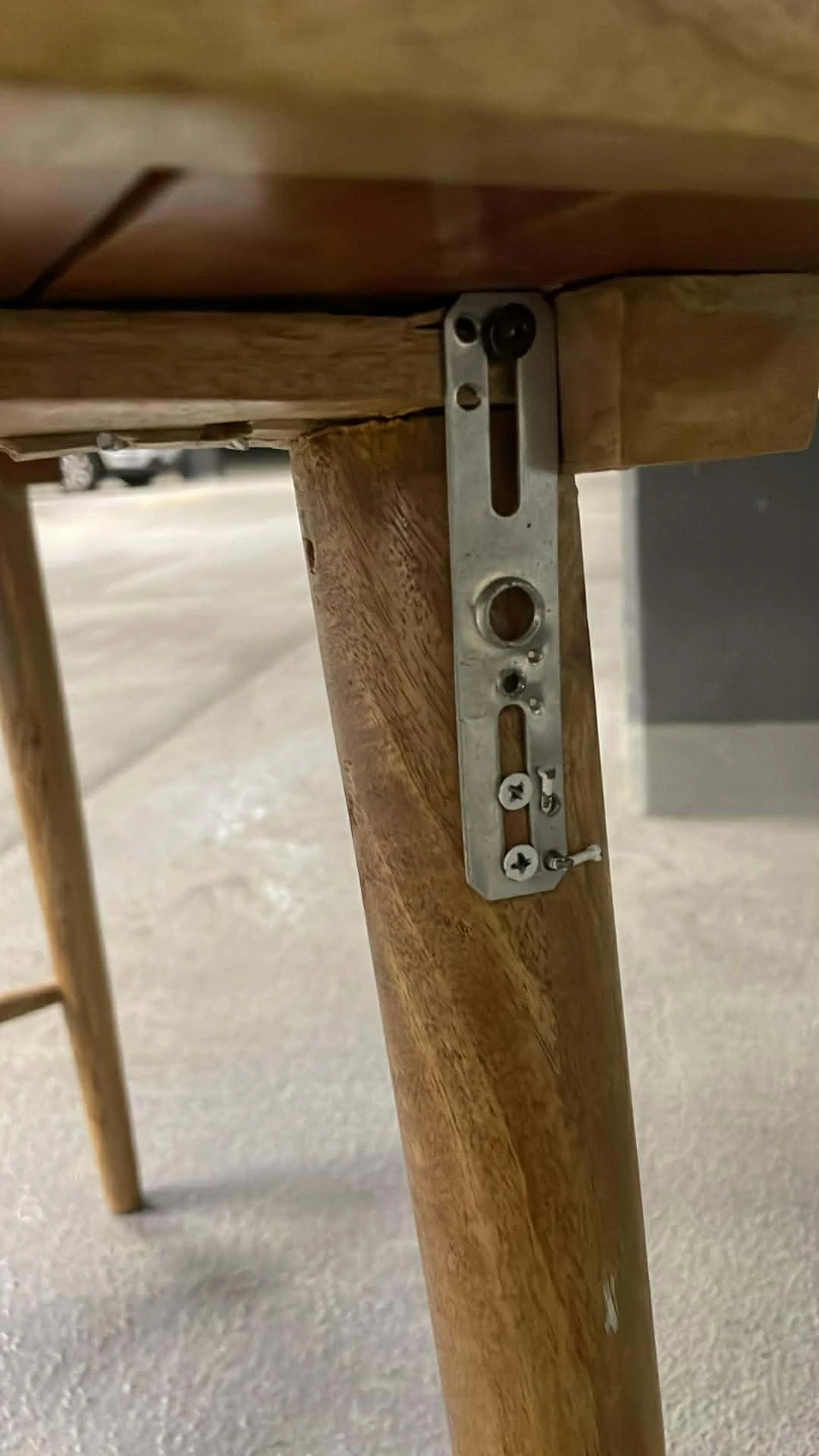 Wooden Vanity Desk (chair not included) Please Read Description - photo 4